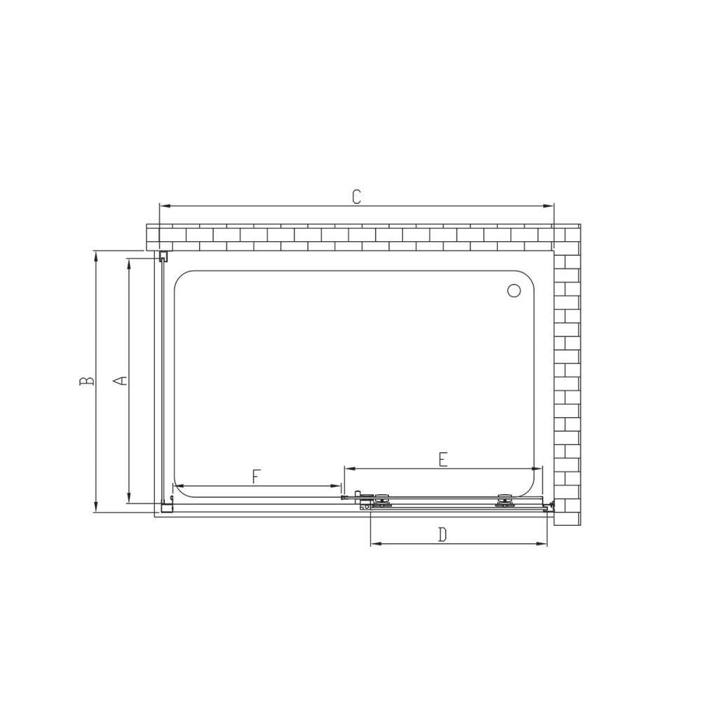 Душевой уголок Vincea Soft (VSR-3SO8010CL) хром