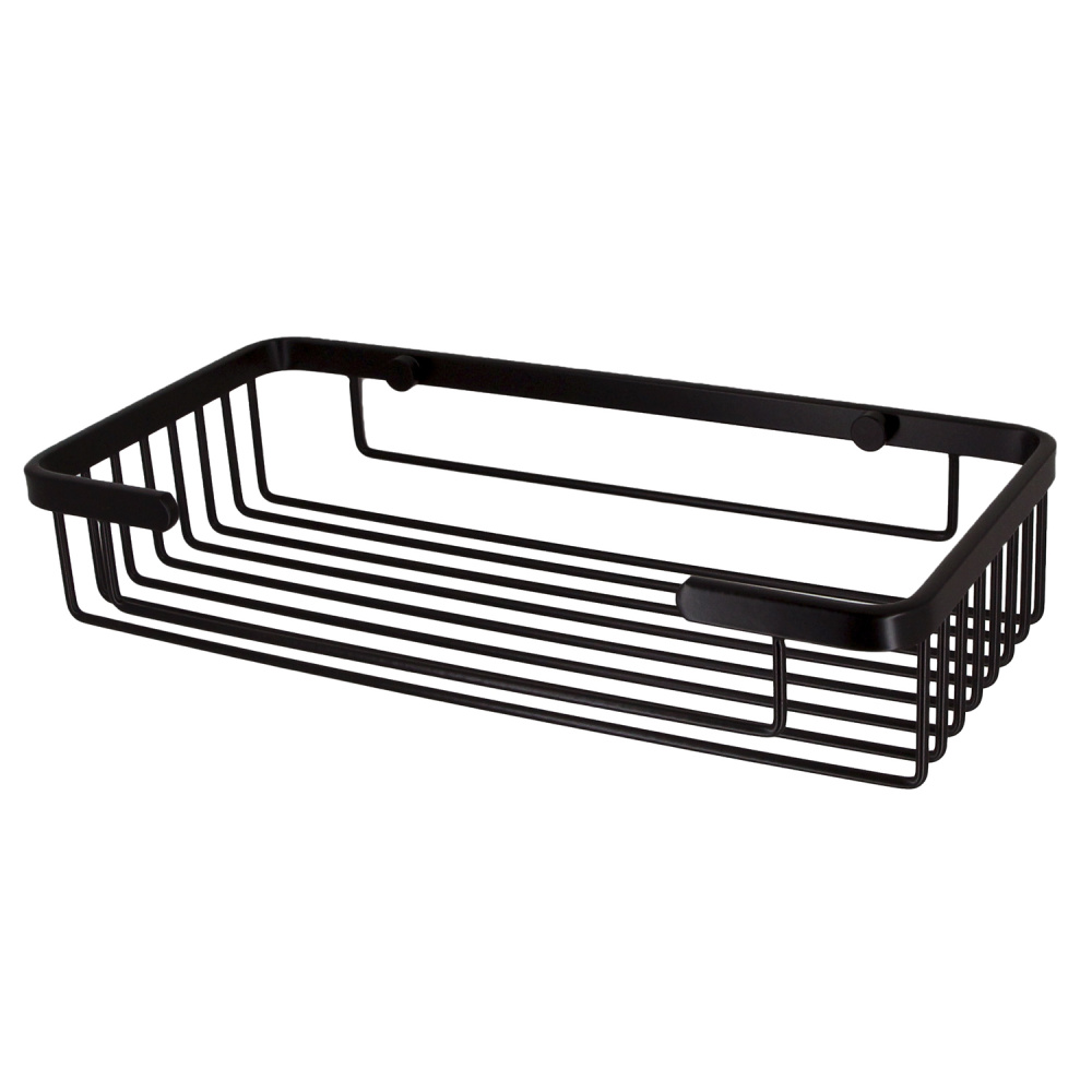 WasserKRAFT  K-722BLACK Полка металлическая прямая