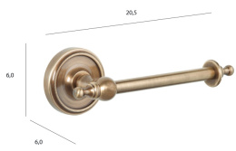 Держатель туалетной бумаги Tiffany Bristol (TWBR019oro) золото