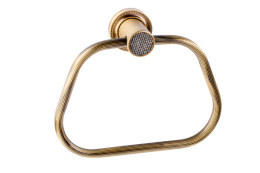 Фото Полотенцедержатель Boheme Royal Cristal (10925-BR) бронза