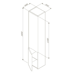 Фото Шкаф-колонна Am.Pm Like (M80CHR0356WG) белый