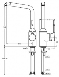 Ideal Standard Retta B8985AA для кухонной мойки