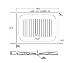 Душевой поддон Galassia Meg11 (1022)