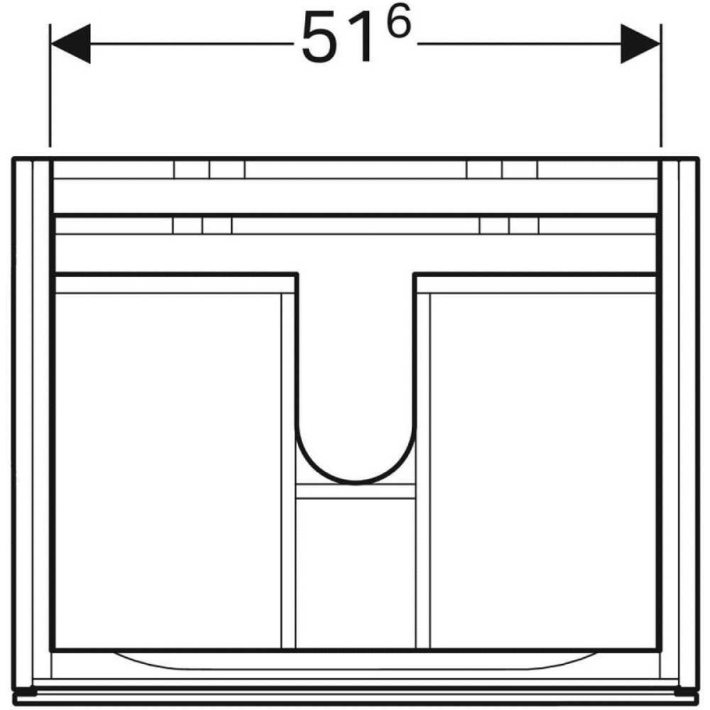 Geberit Xeno2 500.506.00.1 Тумба для раковины, с ящиками выдвижными