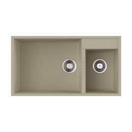 Кухонная мойка Omoikiri Tedori 85-2-U-BL Tetogranit (4993940) черный