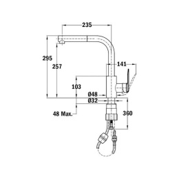 Смеситель для душа TEKA IN 938 chrome