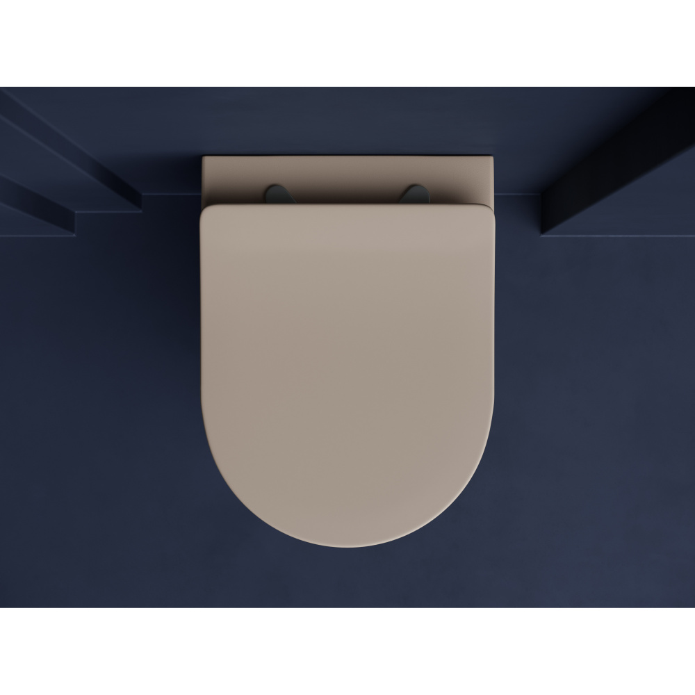Подвесной унитаз Ceramica Nova Balearica CN6000MC Rimless с сидением