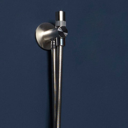 Antonio Lupi Vibro VIBRO AISI316/L Satin Ручной душ, с держателем и шлангом, цвет: шлифованная сталь