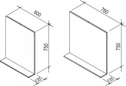 Зеркало Ravak (X000000931)