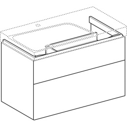 Geberit Xeno2 500.515.00.1 Тумба для раковины, с ящиками выдвижными