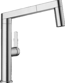 Фото Blanco Panera 521547 Смеситель для кухни, выдвижной излив