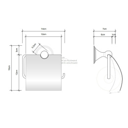 Держатель туалетной бумаги Decor Walther Classic (0510930) никель