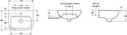 Раковина Ideal Standard CONTOUR S212201