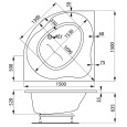 Vagnerplast VPPP15006FP3-04 Панель к ванне Plejada 150
