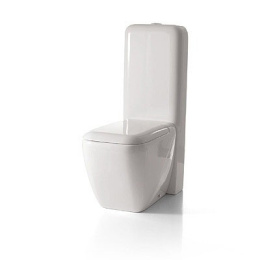 Фото Cielo SHUI SHVA+SHCM унитаз напольный в комплекте с бачком и сидением (цвет: белый)