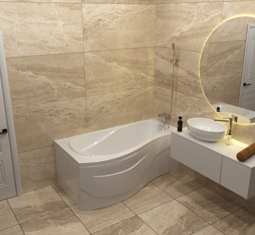 Фото Акриловая ванна 150x90 Timo (VINO1590L)