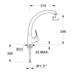 Фото Teka Inca 53911412 Смеситель для мойки