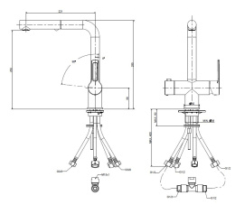 Фото Смеситель для мойки Paffoni RINGO (RIN295CR) Хром