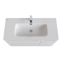 Фото Тумба с раковиной Iddis  Edifice белая,  100 см (EDI10WFi95K)