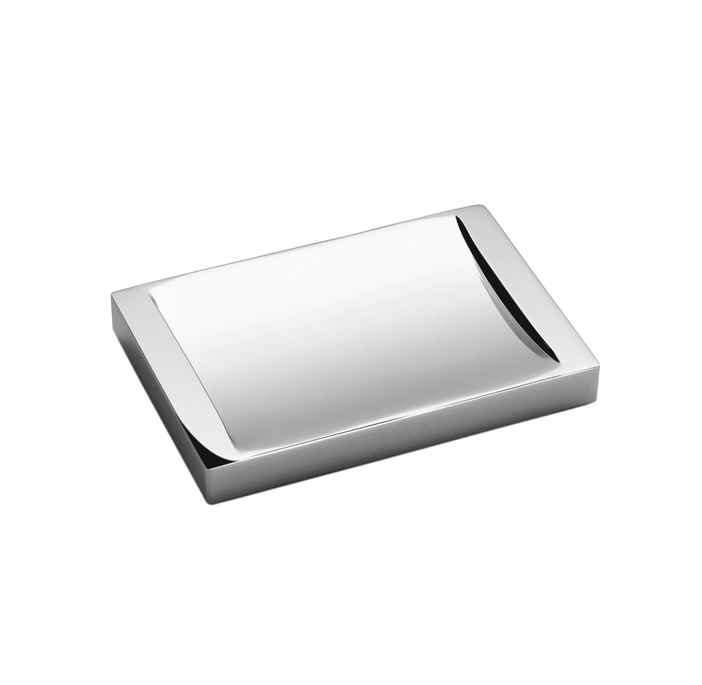 Фото Мыльница металлическая Colombo Look (B1642.CR) настольная, хром