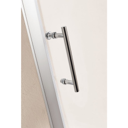 Душевой уголок Cezares ECO--O-RH-2-100/80-Cr, 100 х 80 х 190, стекло прозрачное/матовое