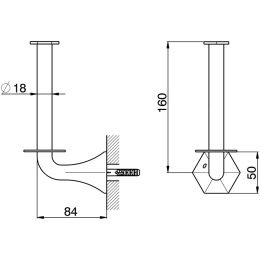 Держатель запасного рулона Cisal Cherie (CE09041024) золото