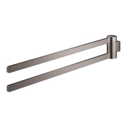 Полотенцедержатель двойной поворотный Grohe Selection 41063A00, черный графит глянец