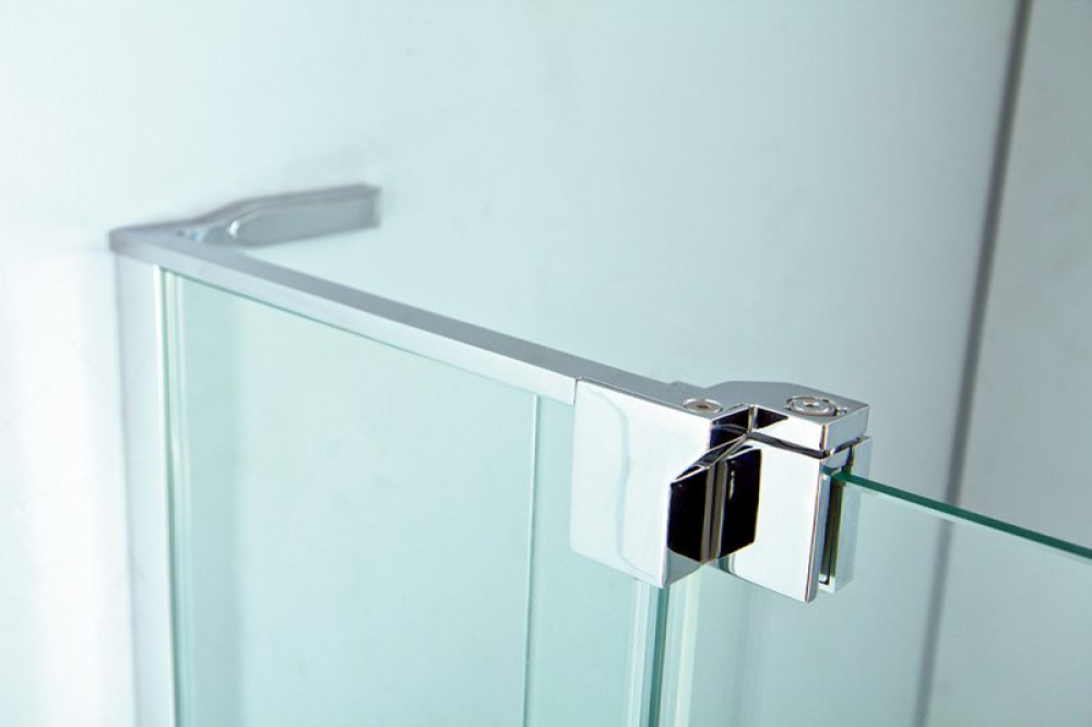 Душевой уголок Cezares SLIDER-A-2-90/100-C-NERO, 90/100 х 90/100 х 195 см, профиль черный, стекло пр