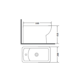 Биде Teka Nexos 117350001 напольное