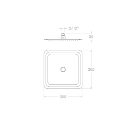 Фото Лейка тропического душа RamonSoler HYDROTHERAPY RK300NM