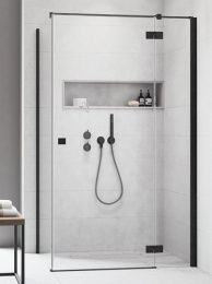 Дверь душевого уголка Radaway Essenza New KDJ 90 L профиль Черный стекло прозрачное 385044-54-01L