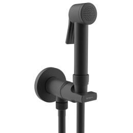 Фото Гигиенический душ со смесителем Bossini Paloma Apice E34002B.073 цвет черный матовый