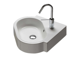 Фото Раковина угловая Hatria Area (Y0WH01) белый