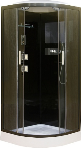 Душевая кабина 100xx220 Niagara (NG-1702-01B) С гидромассажем, , Поддон низкий