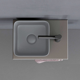 Ceramica CIELO Shui Comfort MILAQ BR - Раковина накладная Minimo 25*25 см Brina