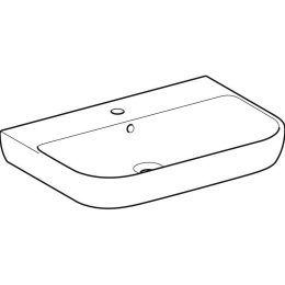 Geberit Smyle Square 500.248.01.1 Раковина, подвесная