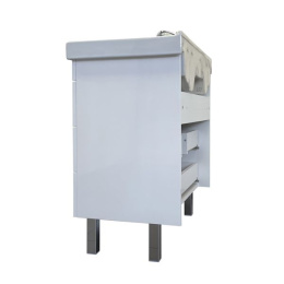 Фото Тумба-умывальник Comforty Никосия-80Н белый глянец с раковиной Fest 80