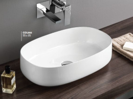 Раковина накладная 55 см ArtCeram Cognac (COL003 03 00) черный