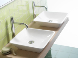 Фото Накладная раковина Hatria Happy hour (Y0QR01) белый