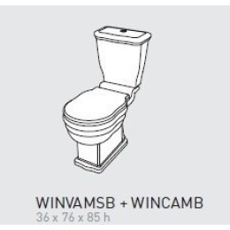 Cielo Windsor WINVAMSB + WINCAMB Унитаз напольный с бачком (белый)