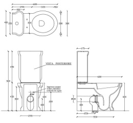 Фото Сливной бачок для унитаза Galassia Ethos (8442)