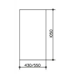 Зеркало хрустальное Keuco Plan 20095003000, сталь