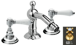 Фото Смеситель Nicolazzi Dames Anglaises 1415GO78 для биде, золото, ручки P. Mont Blanc