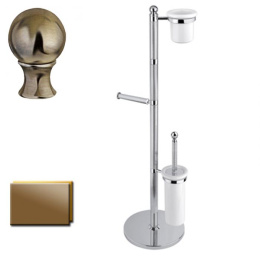 Фото Стойка напольная Cezares Olimp WBS-02-M цвет бронза, ручки металл