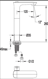 Смеситель для раковины Cezares Tesoro F-LC-01-W0