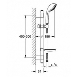 Душевой гарнитур Grohe (27132001) хром