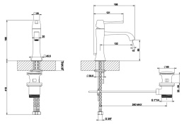 Смеситель для раковины Gessi Mimi (31101#031) хром