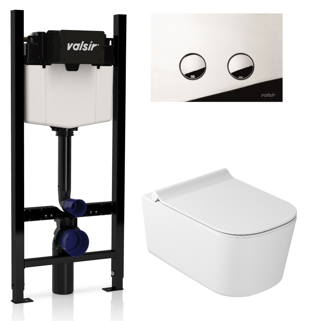 KIT VSCR 5486 Slim P4 Комплект инсталляции 4 в 1, WINNER S BLOCK VS0853202, унитаз MEG11PRO 5486, кр