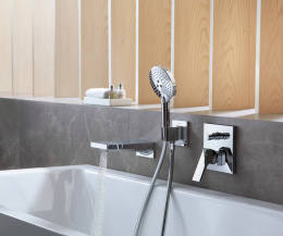 Смеситель для душа Hansgrohe Metropol (32545340) шлифованный черный хром