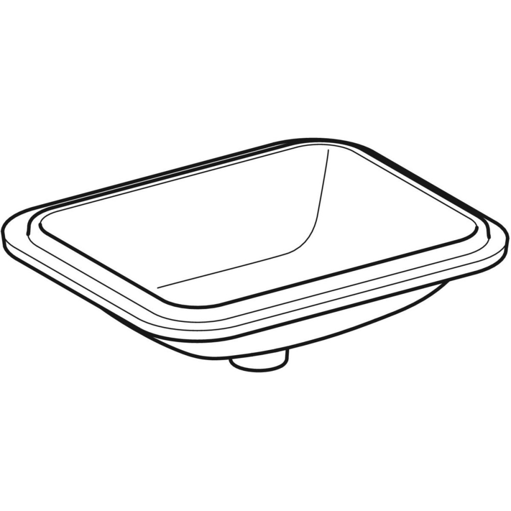 Geberit Variform 500.762.01.2 Раковина, встраиваемая снизу